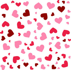 Valentine Day Heart Seamless Pattern