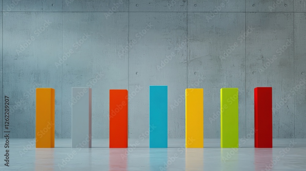 Poster a bar chart comparing cost and quality for different product categories.