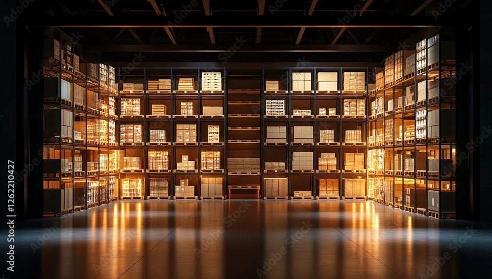 Poster efficient warehouse storage: optimizing inventory management and space utilization for logistics