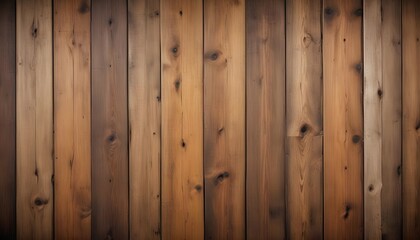 Fototapeta premium Vintage wooden planks with rough texture and rich brown hues