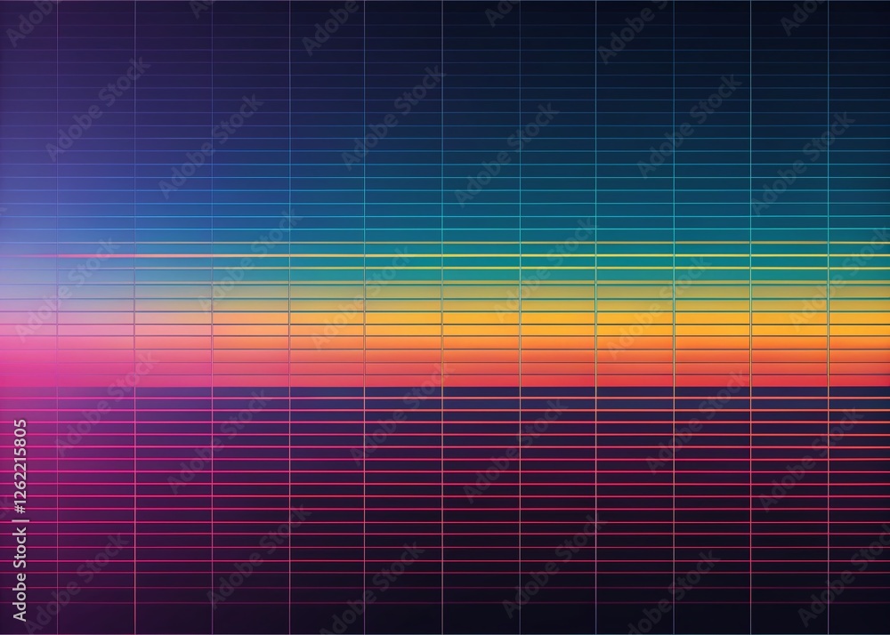 Poster abstract gradient grid background: minimalist geometric design with smooth color transition