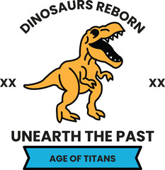 a dinosaur with its mouth open in the style of sign illustrations
