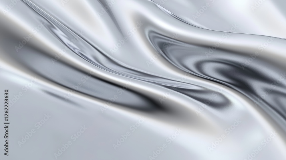 Poster holographic iridescent surface features a wrinkled vaporwave background with a trendy design texture