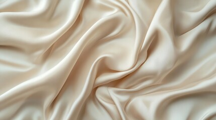 Fototapeta premium Soft flowing fabric with elegant folds and texture