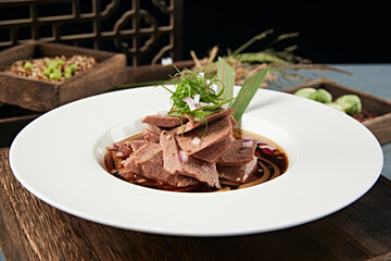 Exquisite cold dish: Sand liver with vinegar sauce