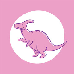 Adorable dinosaur for children