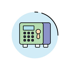 Safe Box vector icon