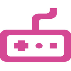 Fototapeta premium Game Controller Round icon logo design 