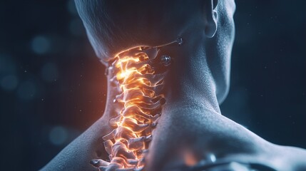 Cervical Disc Pain: Conceptual Visual
