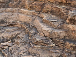 Excavation rock surfaces destroy the environment