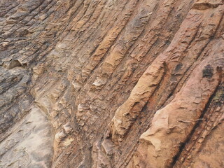 Excavation rock surfaces destroy the environment
