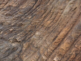 Excavation rock surfaces destroy the environment