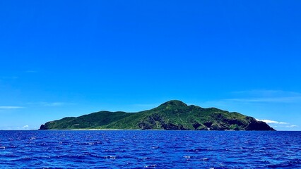 高速船から見える沖縄県慶良間諸島の島々