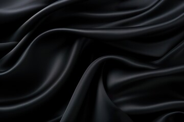 Black Silk Texture Background
