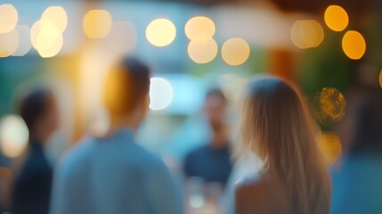 A blurred image of a family gathering, faces and detls slowly fading from view.