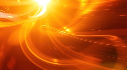 Obraz premium Abstract Light Streaks Background with Vibrant Orange and Yellow Hues