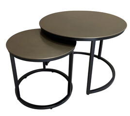 table and chair on white and transparent background