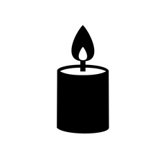 Candle icon vector svg