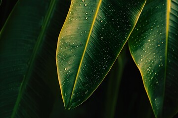 Leaf Dew: Green Macro
