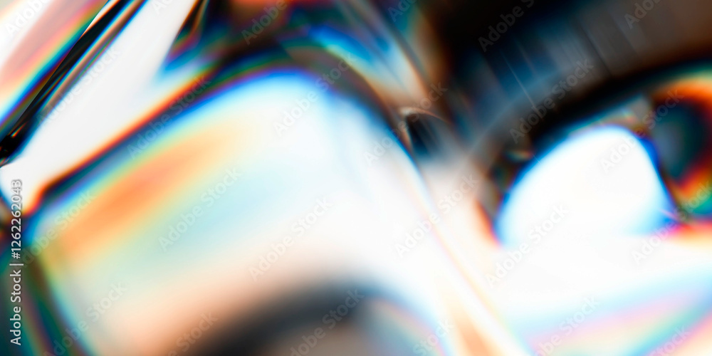 Wall mural abstract blurred grainy gradient background texture. colorful digital grain soft noise effect patter