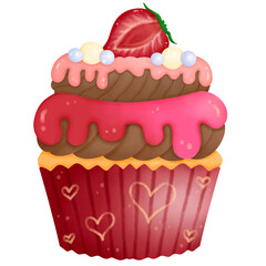 Lovely Valentines Cupcake