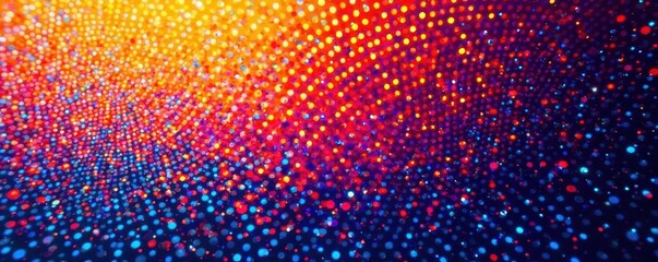 Large-scale halftone dot pattern, various sizes and densities , wallpaper, artwork