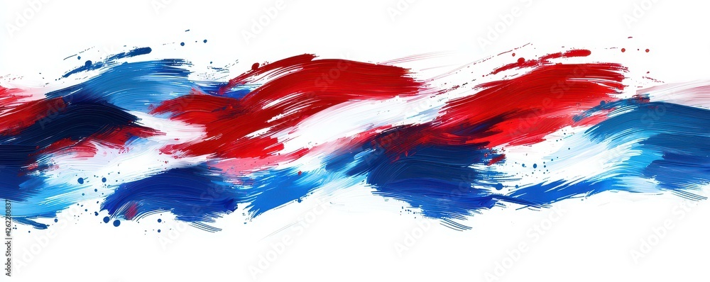 Aufkleber dynamic strokes of color abstraction