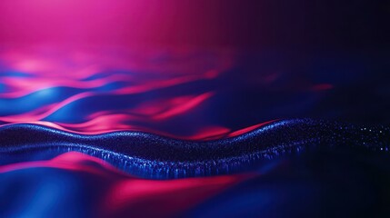 Abstract Wave of Light and Color