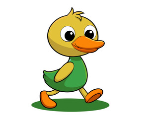 funny duck cartoon