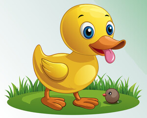 A cartoon Duck