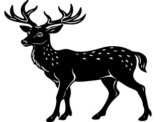 deer silhouette vector