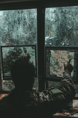 In a high-tech control tower, an expert team is examining real-time data collected by the CCTV satellite system