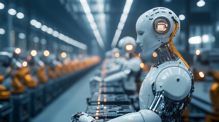 Fototapeta premium AI, now the future, emerged from gaming. GPUs, driven by gaming demand, fueled AI’s rise. 