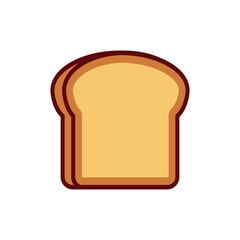 Bread Cartoon Vector