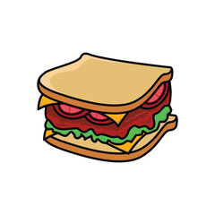 Bread Cartoon Vector