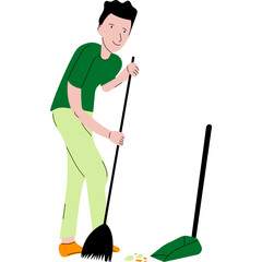 Clean Up Illustration