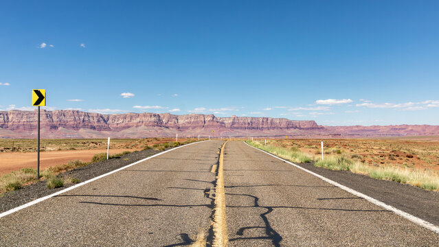 View of Vermilion Cliffs National Monument from Scenic Highway 89A near Page, Arizona