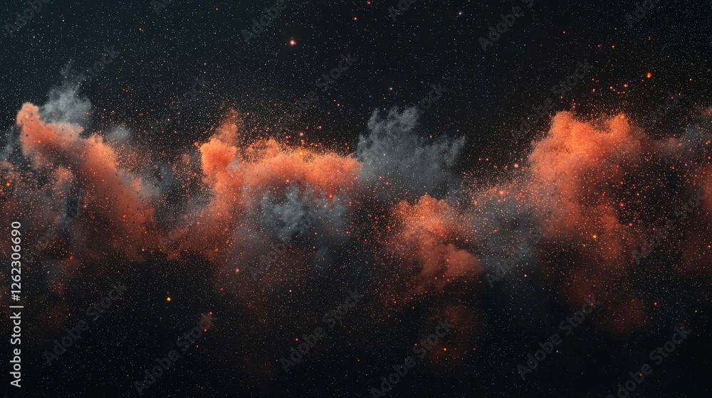 Aufkleber a visual representation of quantum field theory and particle interactions was created in