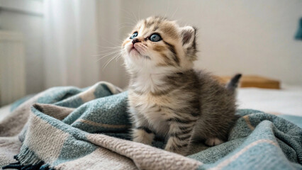 little kitten sleeping