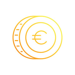 Euro Sign vector icon