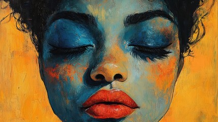 Emotional Portrait with Artistic Intention