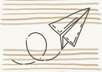 vector illustration of a boat