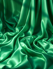 Fototapeta premium green silk background