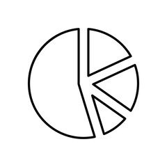 Pie Chart vector icon