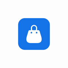 bag fashion icon vector sign