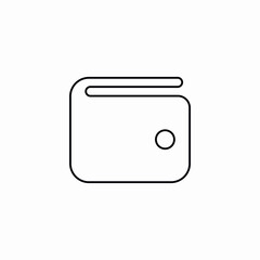Obraz premium Wallet payment icon vector sign