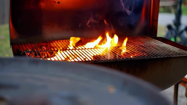 Grilling Fire Display