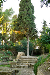 Il complesso archeologico con i resti del Santuario punico del Tophet Salammbo dell'antica...