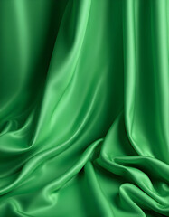 green silk background