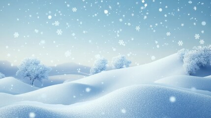 Snowy Winter Landscape